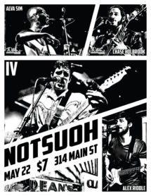 Show poster, IV & guests, Notsuoh