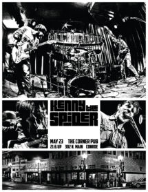 Show Poster, Kenny the Spider at Corner Pub